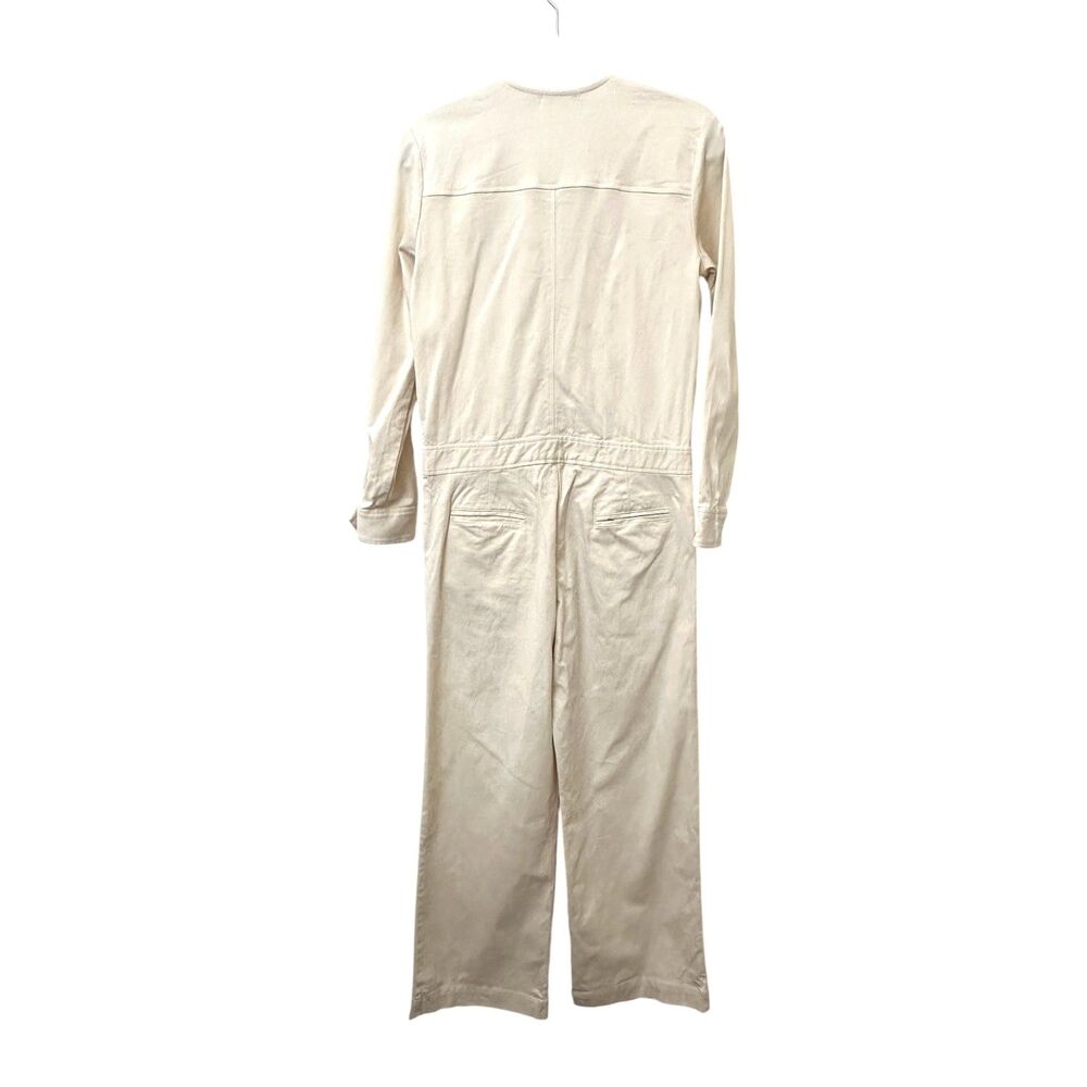 SABLYN Daniel Twill Nautical Jumpsuit White Small - Picture 6 of 7